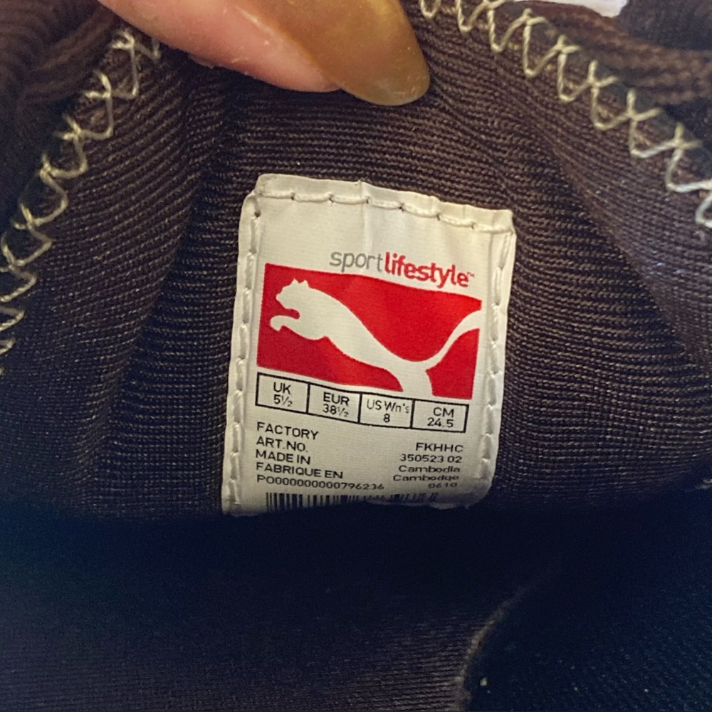 🐈⬛Vintage Y2K Brown Puma Speedcat Sneakers, size 8🤎💗 - Picture 7 of 7